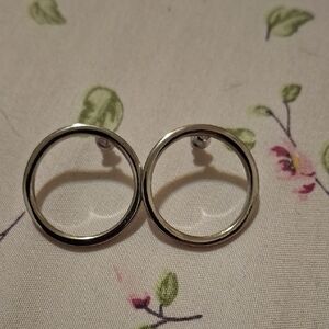 Steve Madden Circle Stud Earrings